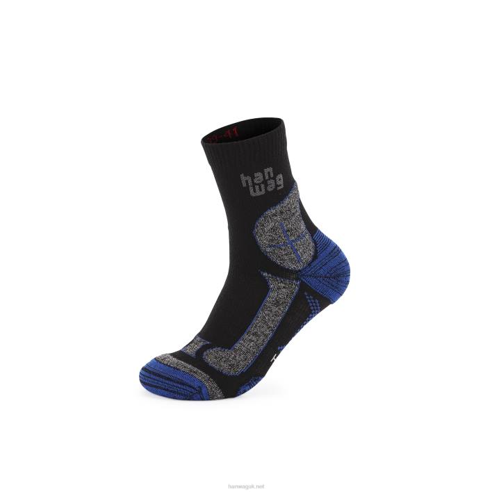 Hanwag Hike Merino Sock 88BZ166 Black/Royal Blue