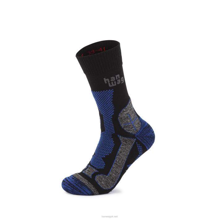 Hanwag Trek Merino Sock 88BZ179 Black/Royal Blue