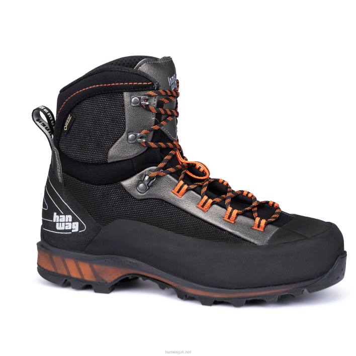Men Hanwag Ferrata II GTX 88BZ81 Black/Orange