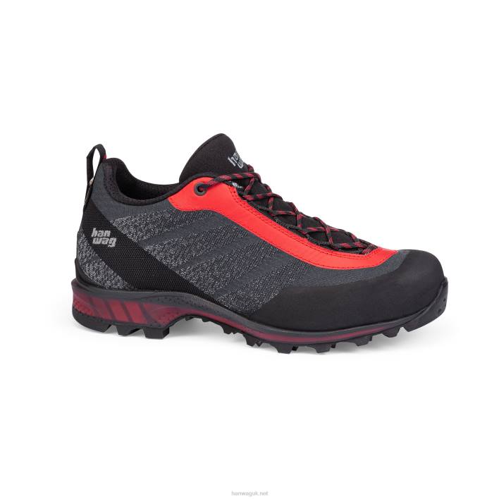 Men Hanwag Ferrata Low GTX 88BZ90 Black/Red