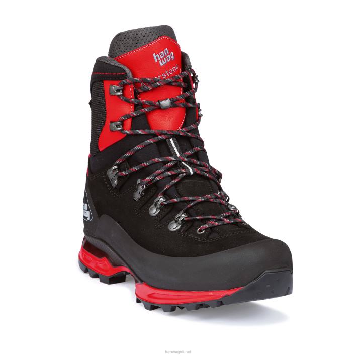 Men Hanwag Alverstone II GTX 88BZ59 Black/Red